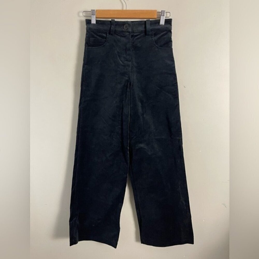 Smash + Tess City wide leg pant in midnight black high rise corduroy NWT size XS